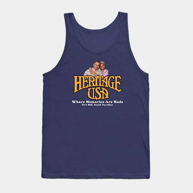 Heritage USA Tank Top by Cartarsauce Threads 